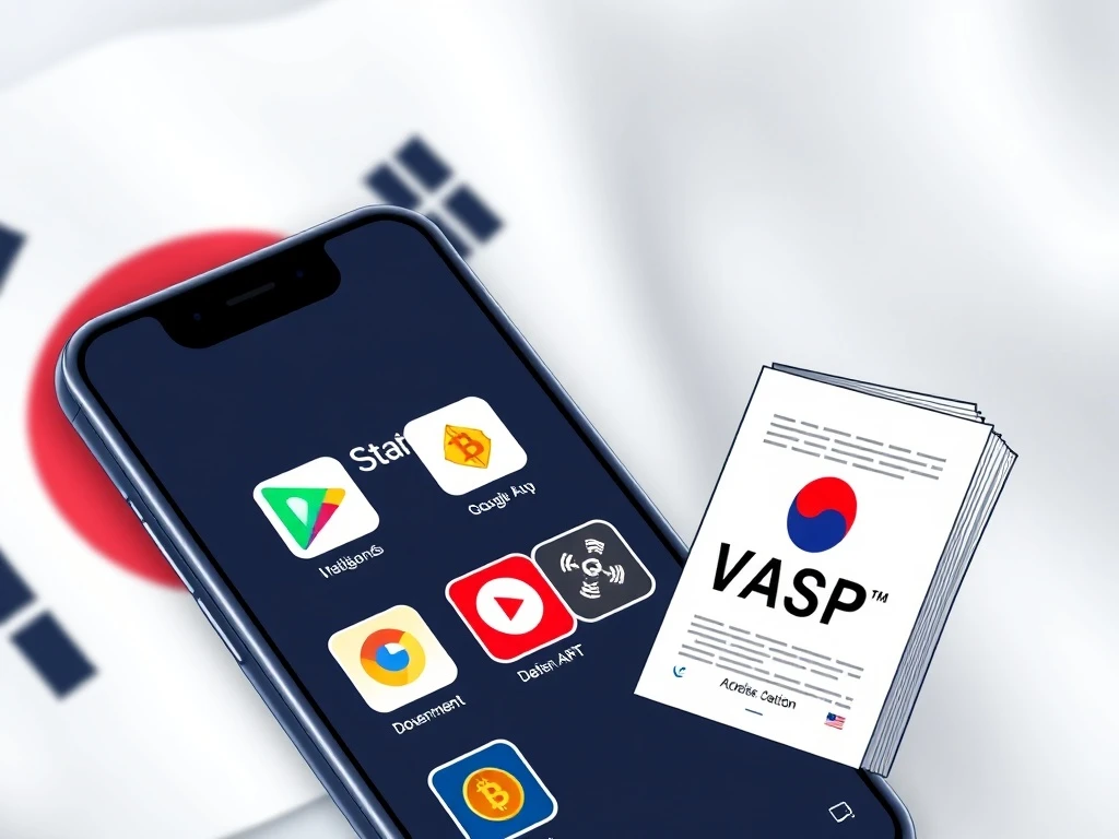 Google Play Store crypto apps in South Korea require VASP declaration for compliance with financial regulations