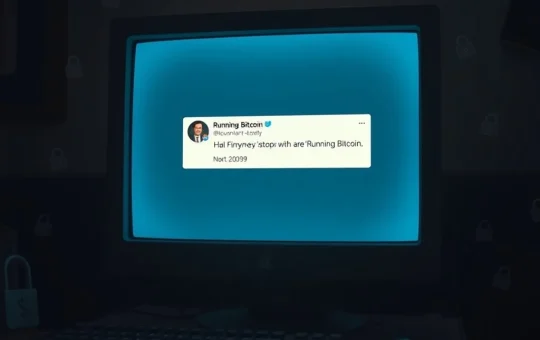 Hal Finney's historic Running Bitcoin tweet that launched the Bitcoin network