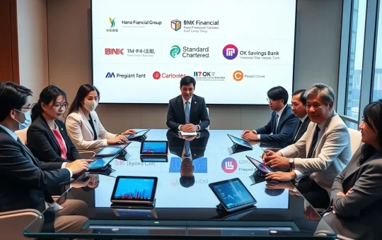 Hana Financial Group leads a banking consortium to issue a regulated stablecoin in South Korea.