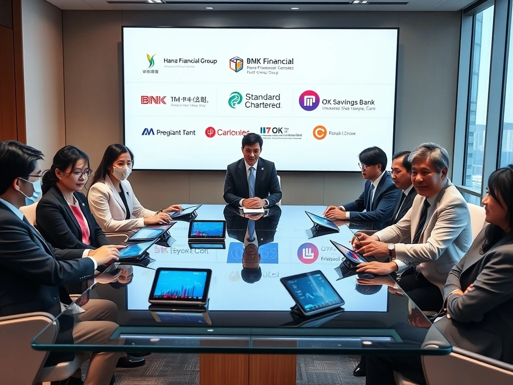 Hana Financial Group leads a banking consortium to issue a regulated stablecoin in South Korea.