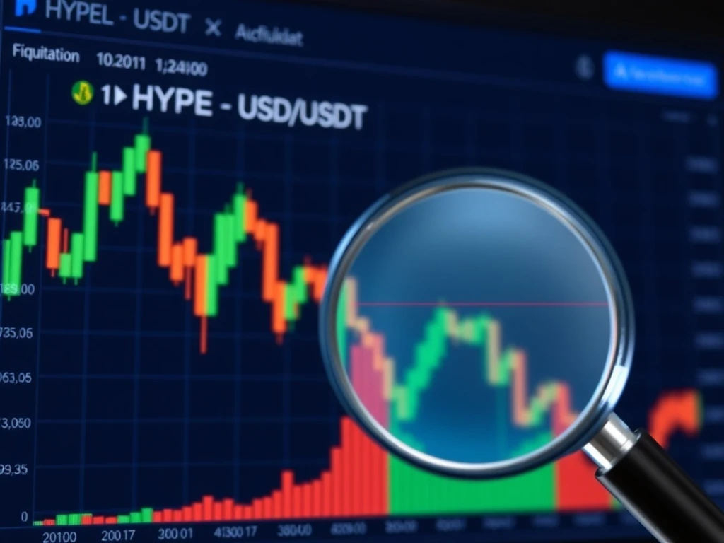 Technical analysis of Hyperliquid HYPE price chart showing recent surge and key resistance levels