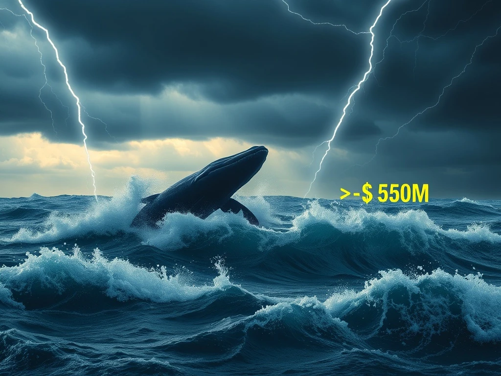 Hyperliquid whale suffers a massive $50 million loss on leveraged cryptocurrency trades during market downturn.