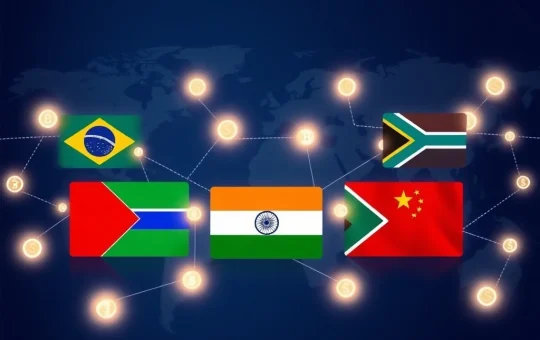 BRICS nations digital currency network connecting Brazil, Russia, India, China, and South Africa CBDCs