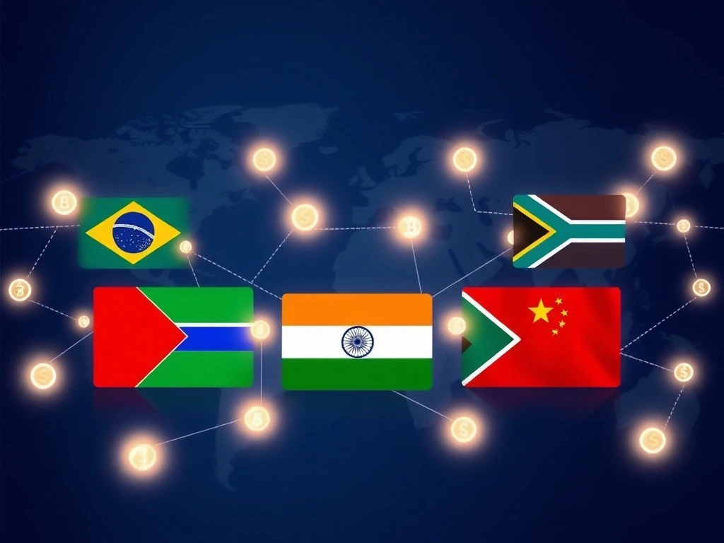 BRICS nations digital currency network connecting Brazil, Russia, India, China, and South Africa CBDCs