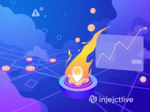 Injective governance vote results showing token supply reduction mechanism for INJ