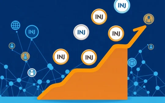 Injective Protocol's INJ token supply reduction through community governance vote and deflationary mechanism