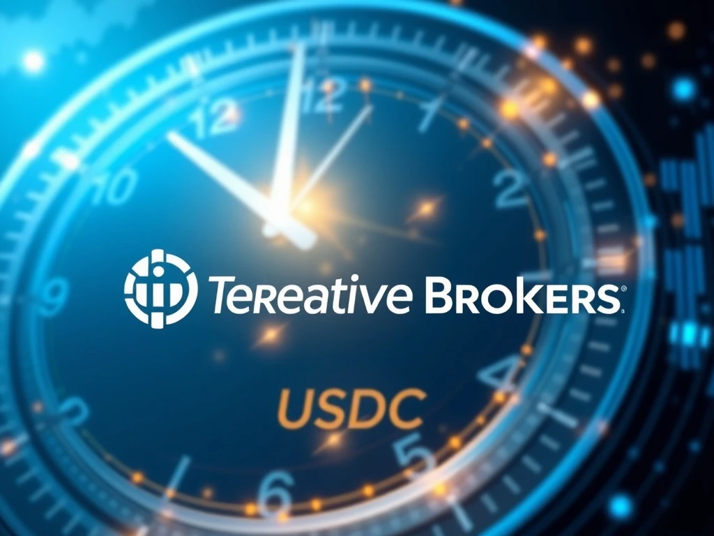 Interactive Brokers integrates USDC stablecoin for 24/7 account funding in traditional finance breakthrough