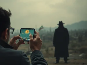 Iran's cryptocurrency market growth as citizens use Bitcoin for financial refuge during protests.