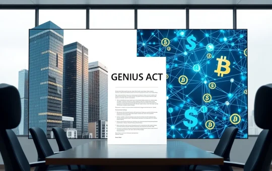 JPMorgan advocates for stablecoin regulation under the GENIUS Act to protect traditional banking systems