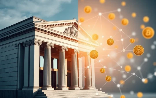 JPMorgan stablecoin analysis contrasting traditional banking concerns with digital dollar token innovation