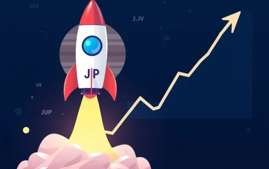 Analysis of Jupiter JUP token's price surge ahead of its major 200 million token airdrop distribution.