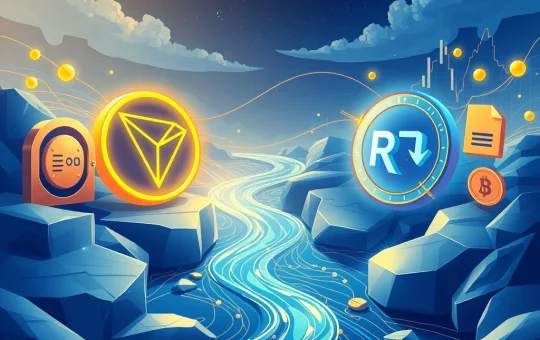 Conceptual visualization of Justin Sun's strategic $8 million investment into the River DeFi project ecosystem.