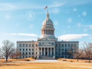 Kansas State Capitol building representing new Bitcoin reserve legislation and digital asset management