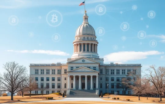 Kansas State Capitol building representing new Bitcoin reserve legislation and digital asset management