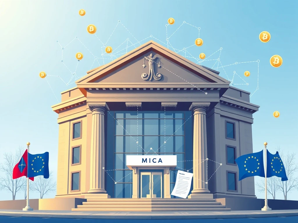 Belgian bank KBC launches Bitcoin and Ethereum trading under EU MiCA regulations while US crypto bill delays impact market sentiment