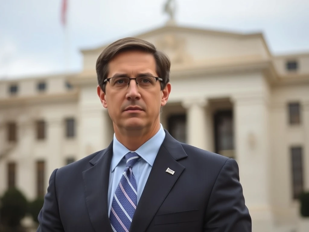 Kevin Warsh, potential next Federal Reserve Chair, in a professional portrait.