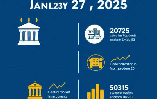 Calendar of key financial events showing Federal Reserve and ECB meetings with economic data releases