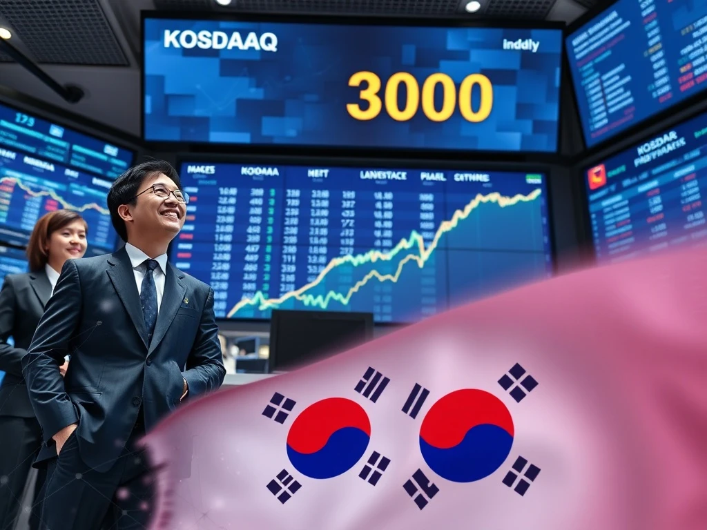 South Korea's plan to use digital assets to boost the KOSDAQ index to 3000 points