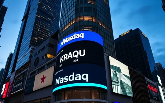 KRAKacquisition SPAC listing on Nasdaq marks a key moment for Kraken and cryptocurrency finance.