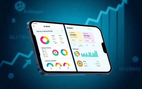 Kraken Bundles interface showing diversified crypto portfolio management with one-click investment options