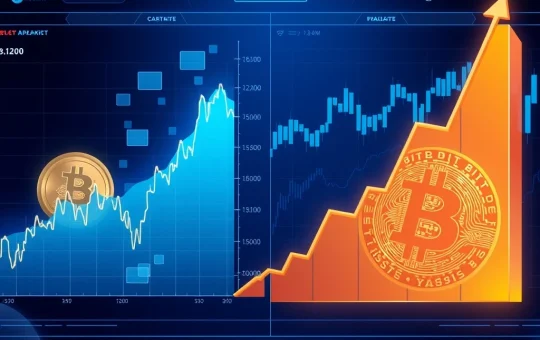 Analysts evaluating the LivLive cryptocurrency presale during Bitcoin market volatility in 2026.
