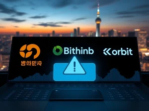 South Korean exchanges Upbit Bithumb Korbit place Loopring LRC token on delisting watchlist for regulatory review.