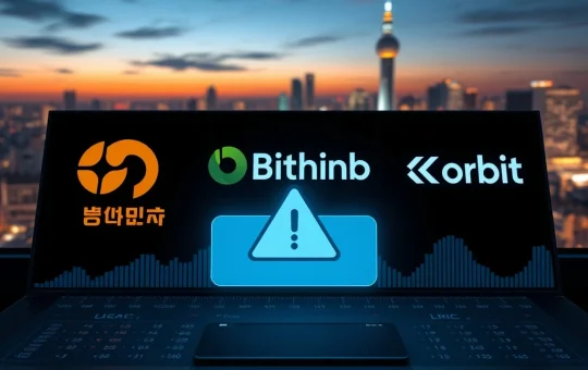 South Korean exchanges Upbit Bithumb Korbit place Loopring LRC token on delisting watchlist for regulatory review.