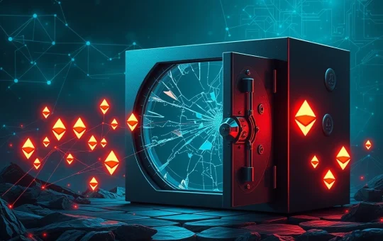 Illustration of the devastating DeFi hack on the MakinaFi protocol resulting in major Ethereum losses.