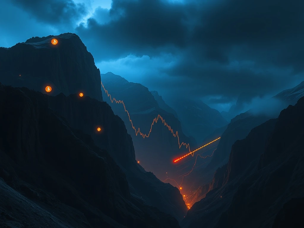 Analysis of a meme coin portfolio's dramatic 80% value drop from its peak during a crypto market downturn.