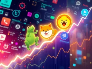 PEPE, Dogecoin, and Shiba Inu memecoins leading a major cryptocurrency market rally in 2026.