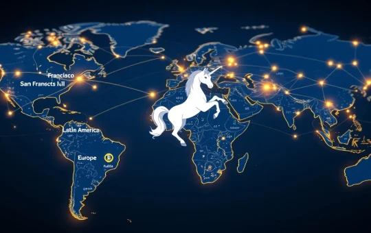 Mesh crypto unicorn global payments network connecting continents for digital asset transactions