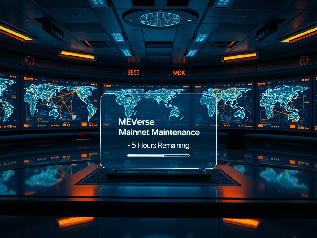 MEVerse mainnet maintenance operation addressing critical blockchain network error for platform stability