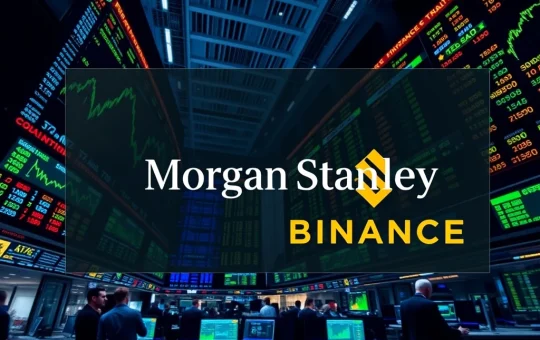 Strategic institutional crypto adoption led by Morgan Stanley's Bitcoin and Solana ETF filings.