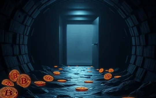 Illustration of a Mt. Gox hacker moving Bitcoin to an anonymous cryptocurrency exchange.