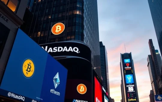 Nasdaq removes position limits for Bitcoin and Ethereum ETF options, enabling larger institutional trades.