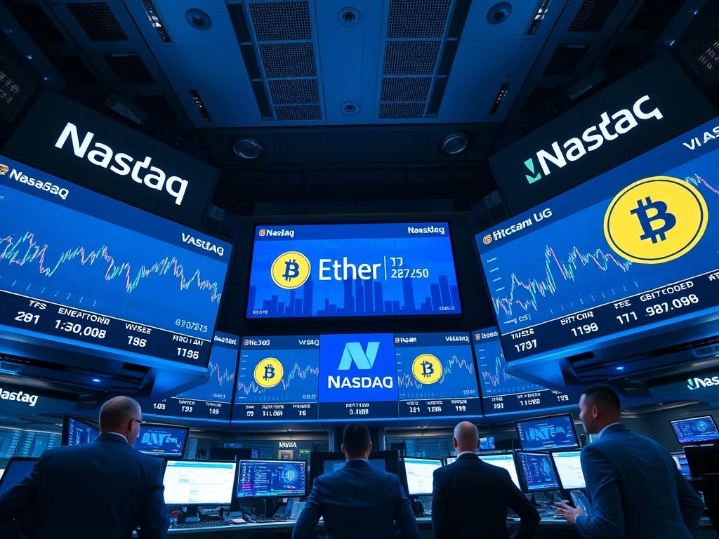 Nasdaq removes position limits on Bitcoin and Ether ETF options for institutional trading