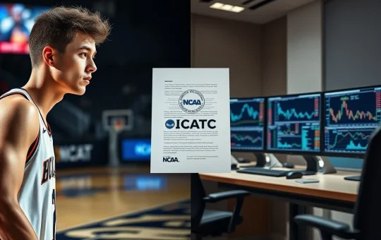 NCAA and CFTC clash over regulation of sports prediction markets and athlete protection.