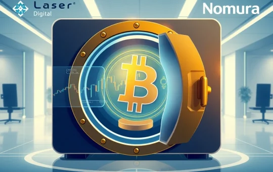 Laser Digital and Nomura launch a secure tokenized Bitcoin income fund for institutional investors.