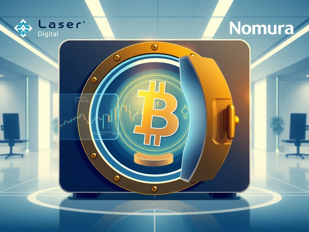 Laser Digital and Nomura launch a secure tokenized Bitcoin income fund for institutional investors.