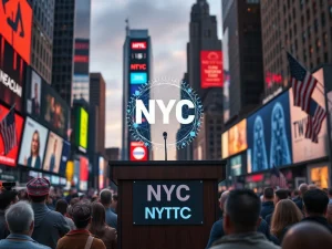 Former NYC Mayor Eric Adams announces NYC Token endorsement to fund social initiatives and blockchain education.