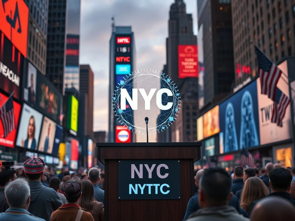 Former NYC Mayor Eric Adams announces NYC Token endorsement to fund social initiatives and blockchain education.