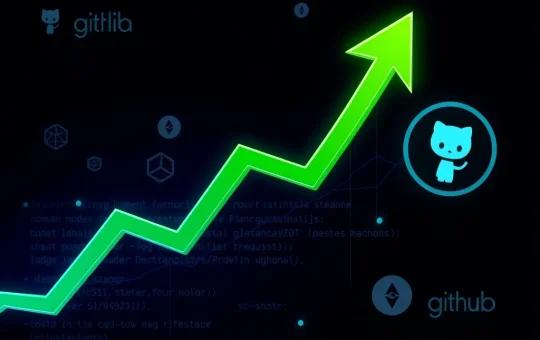 NYM cryptocurrency price analysis showing GitHub development activity correlation and key resistance levels for 2026