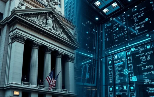 Analysis of NYSE blockchain tokenization plan facing vaporware criticism from finance professor.
