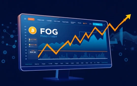 OKX exchange listing the FOGO cryptocurrency for spot trading and perpetual futures.