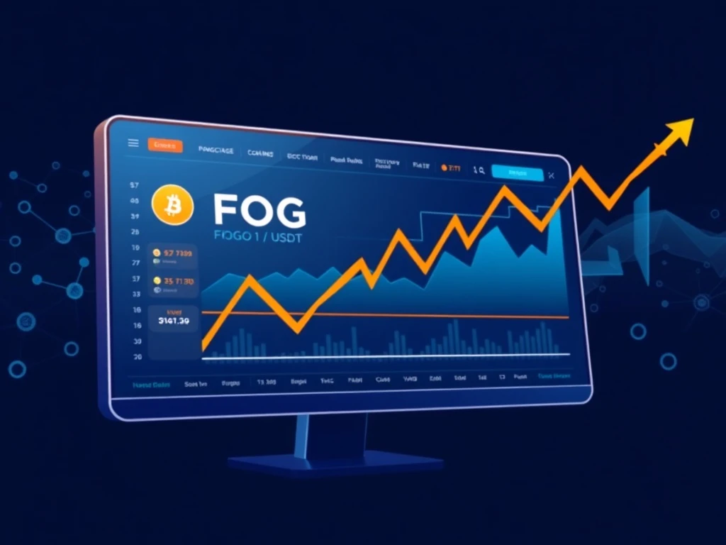 OKX exchange listing the FOGO cryptocurrency for spot trading and perpetual futures.