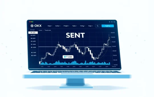 OKX exchange listing SENT/USDT trading pair for cryptocurrency spot trading