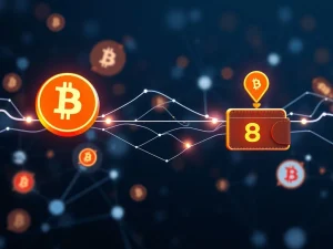 Blockchain visualization of massive USDT transfer from OKX exchange to anonymous wallet