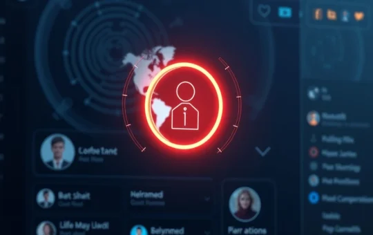 OpenAI social network concept with World ID biometric verification system eliminating fake accounts
