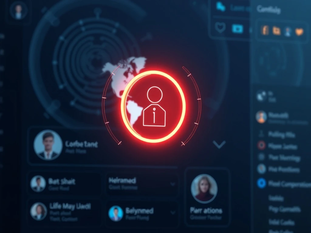 OpenAI social network concept with World ID biometric verification system eliminating fake accounts