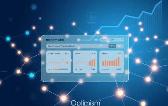 Optimism community voting on the OP token buyback proposal from Superchain revenue.
